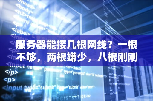 服务器能接几根网线？一根不够，两根嫌少，八根刚刚好！