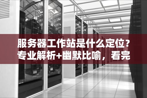 服务器工作站是什么定位？专业解析+幽默比喻，看完秒懂！