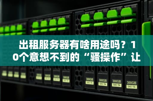 出租服务器有啥用途吗？10个意想不到的“骚操作”让你直呼内行！