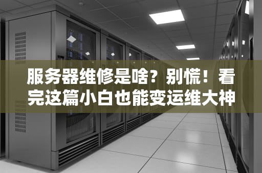 服务器维修是啥？别慌！看完这篇小白也能变运维大神！