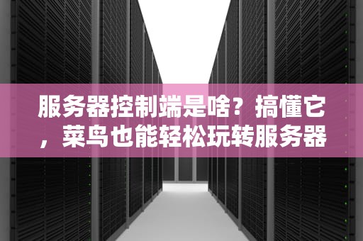 服务器控制端是啥？搞懂它，菜鸟也能轻松玩转服务器！