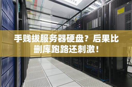 手贱拔服务器硬盘？后果比删库跑路还刺激！