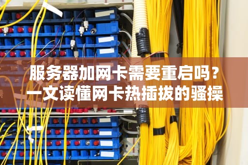 服务器加网卡需要重启吗？一文读懂网卡热插拔的骚操作！