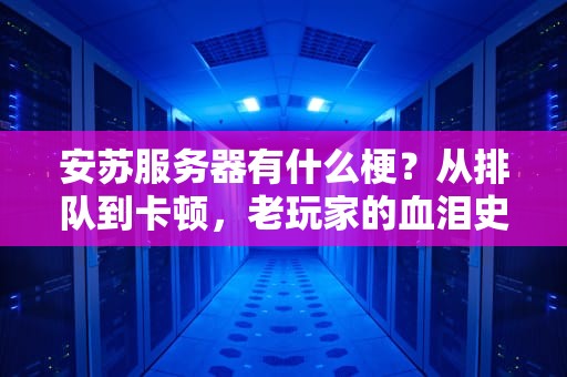 安苏服务器有什么梗？从排队到卡顿，老玩家的血泪史与欢乐梗百科！