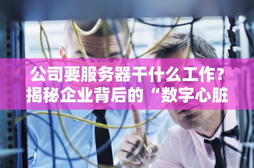 公司要服务器干什么工作？揭秘企业背后的“数字心脏”有多忙！