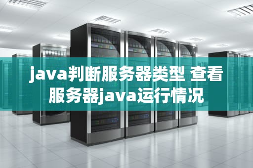 java判断服务器类型 查看服务器java运行情况