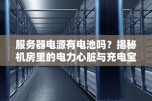 服务器电源有电池吗？揭秘机房里的电力心脏与充电宝的奇妙关系