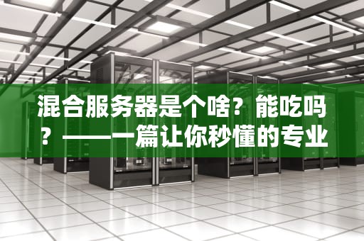 混合服务器是个啥？能吃吗？——一篇让你秒懂的专业科普