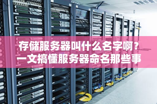 存储服务器叫什么名字啊？一文搞懂服务器命名那些事儿