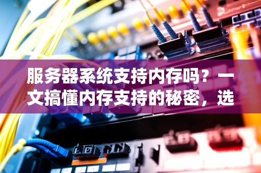 服务器系统支持内存吗？一文搞懂内存支持的秘密，选对不翻车！