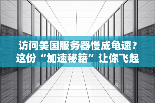 访问美国服务器慢成龟速？这份“加速秘籍”让你飞起来！
