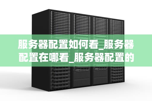 服务器配置如何看_服务器配置在哪看_服务器配置的全面解析