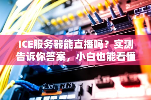 ICE服务器能直播吗？实测告诉你答案，小白也能看懂！