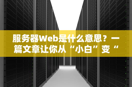 服务器Web是什么意思？一篇文章让你从“小白”变“大神”