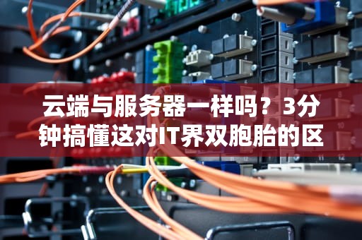 云端与服务器一样吗？3分钟搞懂这对IT界双胞胎的区别！