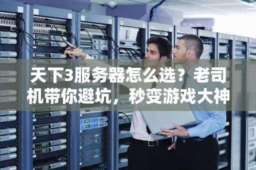 天下3服务器怎么选？老司机带你避坑，秒变游戏大神！
