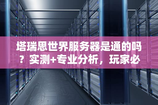 塔瑞思世界服务器是通的吗？实测+专业分析，玩家必看避坑指南！
