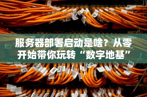 服务器部署启动是啥？从零开始带你玩转“数字地基”搭建！