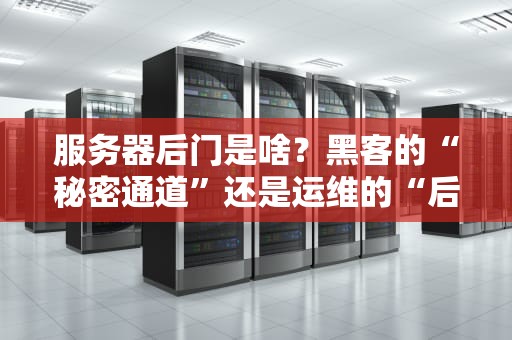 服务器后门是啥？黑客的“秘密通道”还是运维的“后悔药”？专业拆解+防范指南