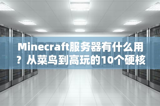 Minecraft服务器有什么用？从菜鸟到高玩的10个硬核玩法解析！