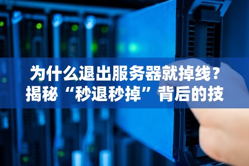 为什么退出服务器就掉线？揭秘“秒退秒掉”背后的技术玄机！