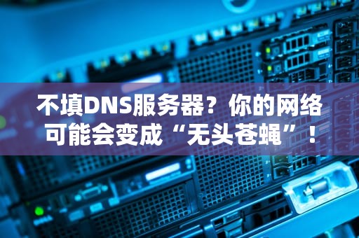 不填DNS服务器？你的网络可能会变成“无头苍蝇”！
