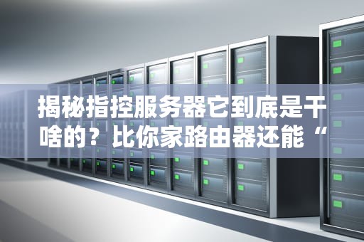揭秘指控服务器它到底是干啥的？比你家路由器还能“搞事情”！