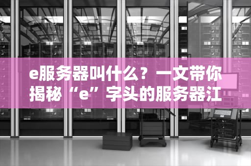 e服务器叫什么？一文带你揭秘“e”字头的服务器江湖！