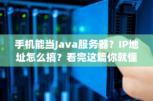 手机能当Java服务器？IP地址怎么搞？看完这篇你就懂了！