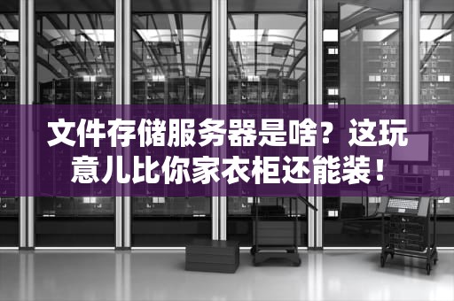 文件存储服务器是啥？这玩意儿比你家衣柜还能装！