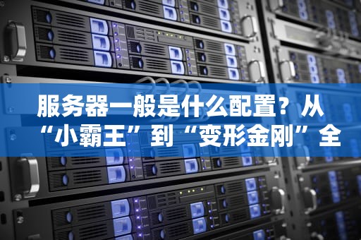 服务器一般是什么配置？从“小霸王”到“变形金刚”全解析！
