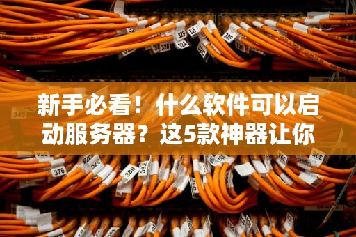 新手必看！什么软件可以启动服务器？这5款神器让你秒变运维大神！