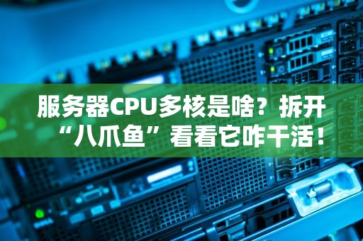 服务器CPU多核是啥？拆开“八爪鱼”看看它咋干活！