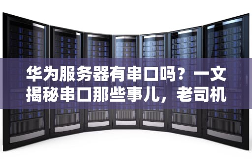 华为服务器有串口吗？一文揭秘串口那些事儿，老司机带你玩转运维！