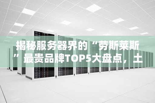 揭秘服务器界的“劳斯莱斯”最贵品牌TOP5大盘点，土豪公司都用啥？