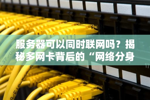 服务器可以同时联网吗？揭秘多网卡背后的“网络分身术”