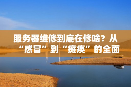 服务器维修到底在修啥？从“感冒”到“瘫痪”的全面诊疗指南！