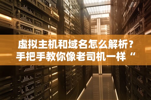 虚拟主机和域名怎么解析？手把手教你像老司机一样“飙车”上网！