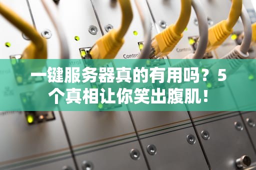 一键服务器真的有用吗？5个真相让你笑出腹肌！