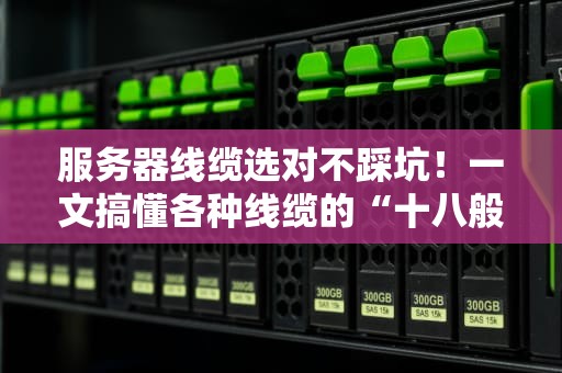 服务器线缆选对不踩坑！一文搞懂各种线缆的“十八般武艺”