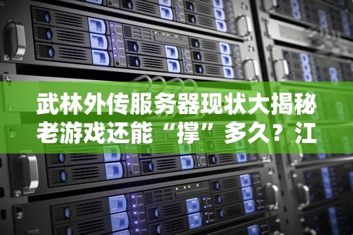 武林外传服务器现状大揭秘老游戏还能“撑”多久？江湖还剩几盏灯？