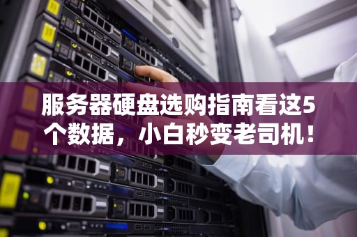 服务器硬盘选购指南看这5个数据，小白秒变老司机！