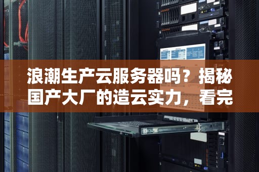 浪潮生产云服务器吗？揭秘国产大厂的造云实力，看完笑出腹肌！