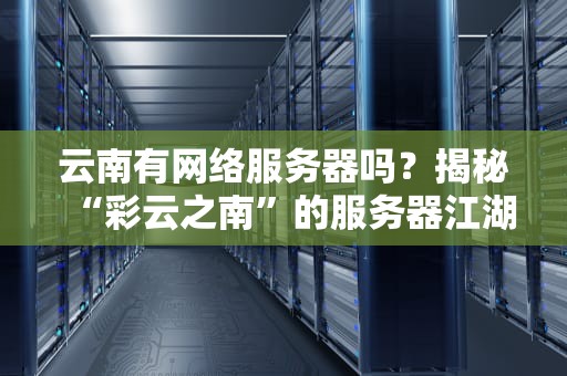 云南有网络服务器吗？揭秘“彩云之南”的服务器江湖！
