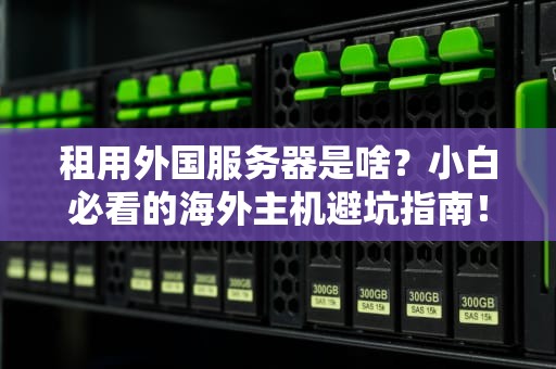 租用外国服务器是啥？小白必看的海外主机避坑指南！
