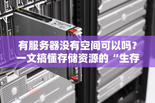 有服务器没有空间可以吗？一文搞懂存储资源的“生存法则”