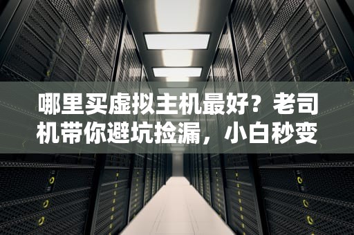 哪里买虚拟主机最好？老司机带你避坑捡漏，小白秒变老鸟！