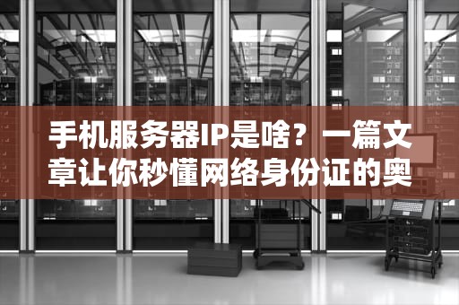 手机服务器IP是啥？一篇文章让你秒懂网络身份证的奥秘！