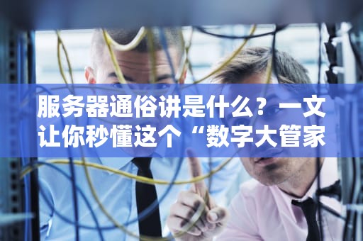 服务器通俗讲是什么？一文让你秒懂这个“数字大管家”的日常！