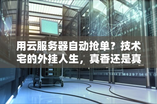 用云服务器自动抢单？技术宅的外挂人生，真香还是真刑？